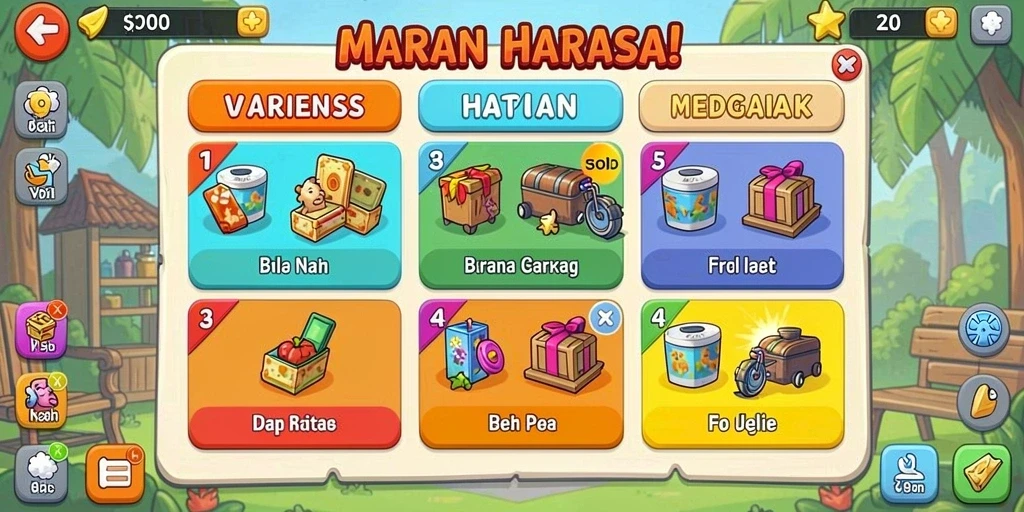 Tampilan antarmuka yang user-friendly dan menarik.