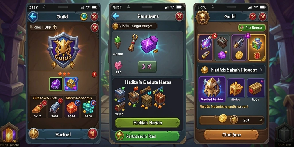 Screenshot aplikasi DEWALIVE menampilkan gameplay yang dinamis.