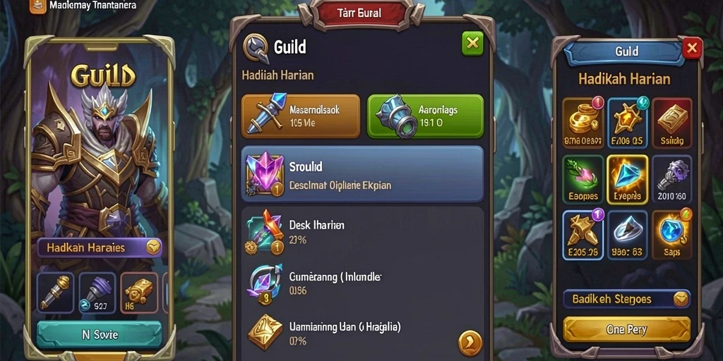 Tampilan awal game yang menarik.