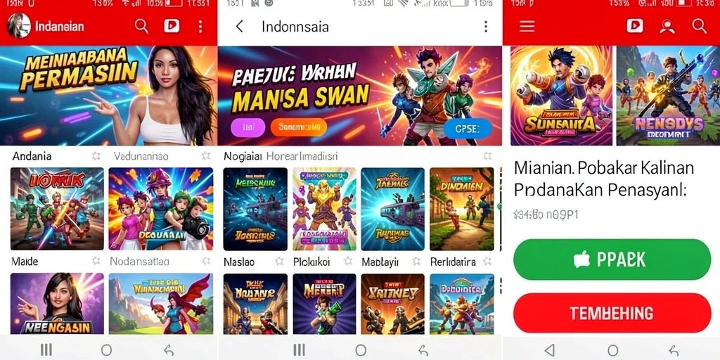 Tampilan menarik dan user-friendly aplikasi IDAMANTOTO.
