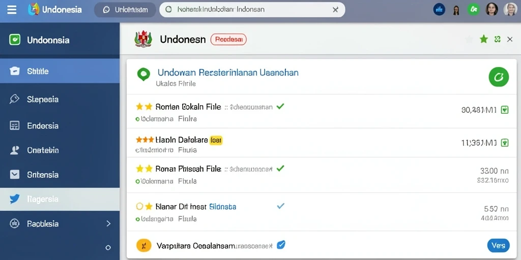 Tampilan antarmuka yang user-friendly.