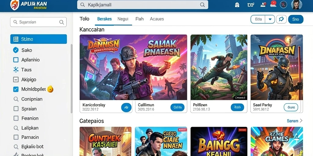 Tampilan antarmuka utama PISANGBET yang menawan.