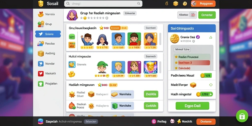 Tampilan antarmuka yang menarik di SL999.