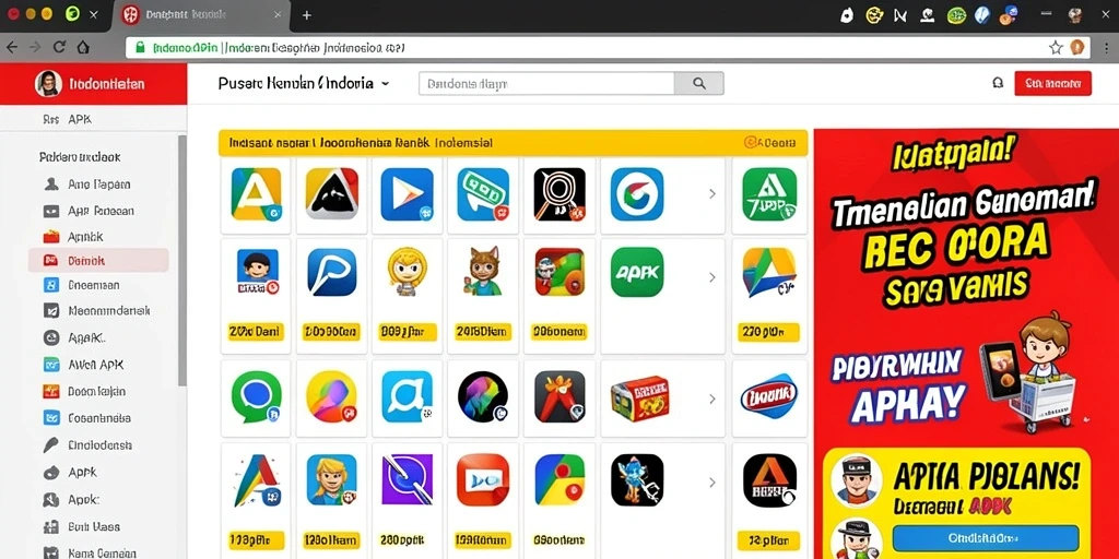 Screenshot menunjukkan tampilan antarmuka yang menarik.