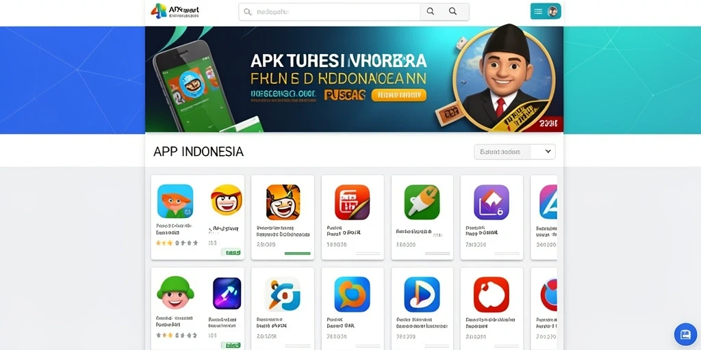 Tampilan beranda yang menarik dan mudah dinavigasi.