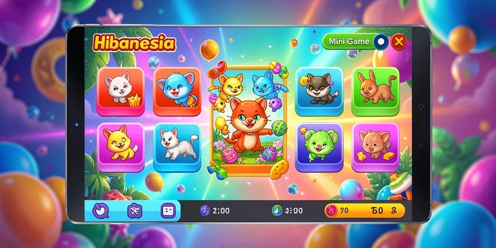 Tampilan halaman utama WAKTOGEL yang menarik.